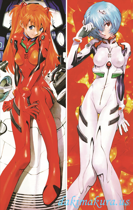 Neon Genesis Evangelion - Rei Ayanami - Asuka Langley Soryu Pillow Cover